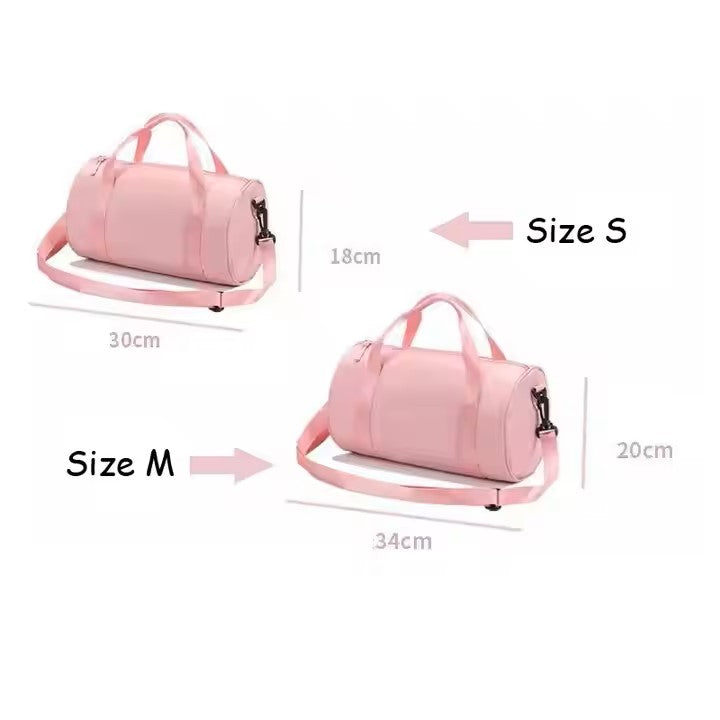 Small and Medium Kid's Duffel Bag, Blank, Ready for monogram, Ballet fitness shoulder Sports bag Overnight Weekend Duffel Travel Gym bag Duffle Bag